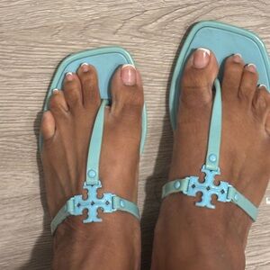 Tory Burch sky blue Sandals